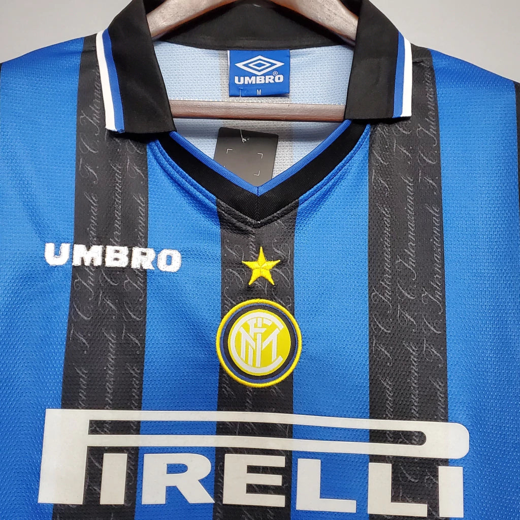 Inter Milan 1997 I Home Jersey - Retro Version Pulses Football