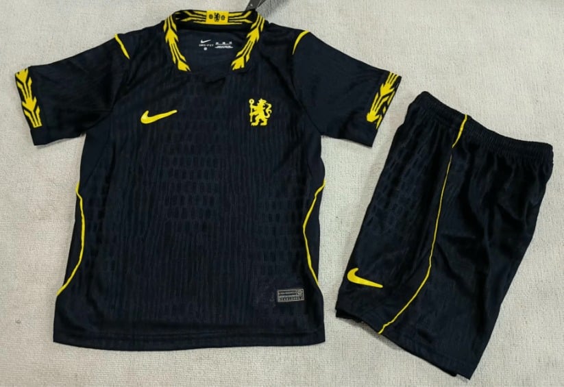 Chelsea 2026/27 Away Player Kit Kids Pulses Football