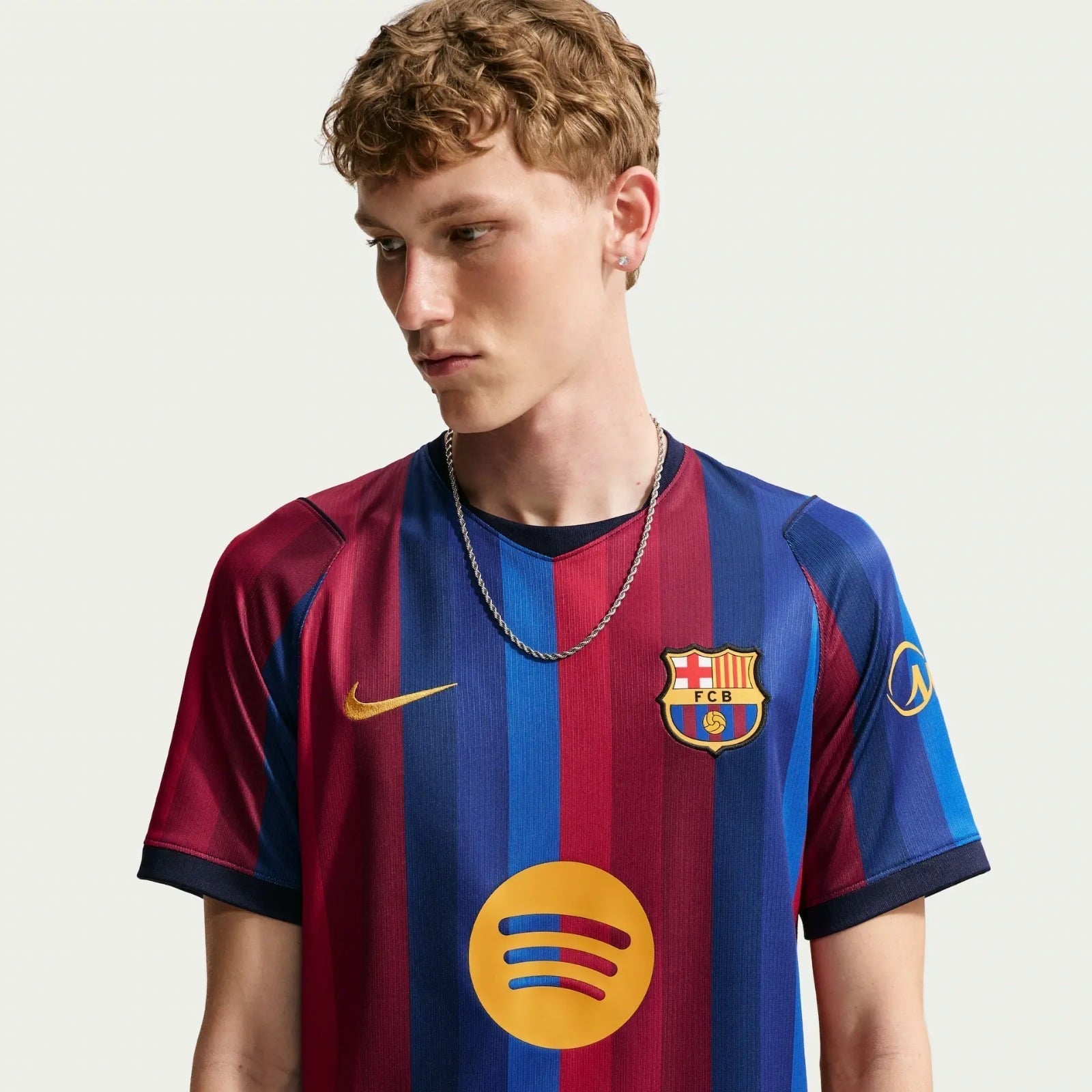 Barcelona 2026/27 Home Jersey Pulses Football