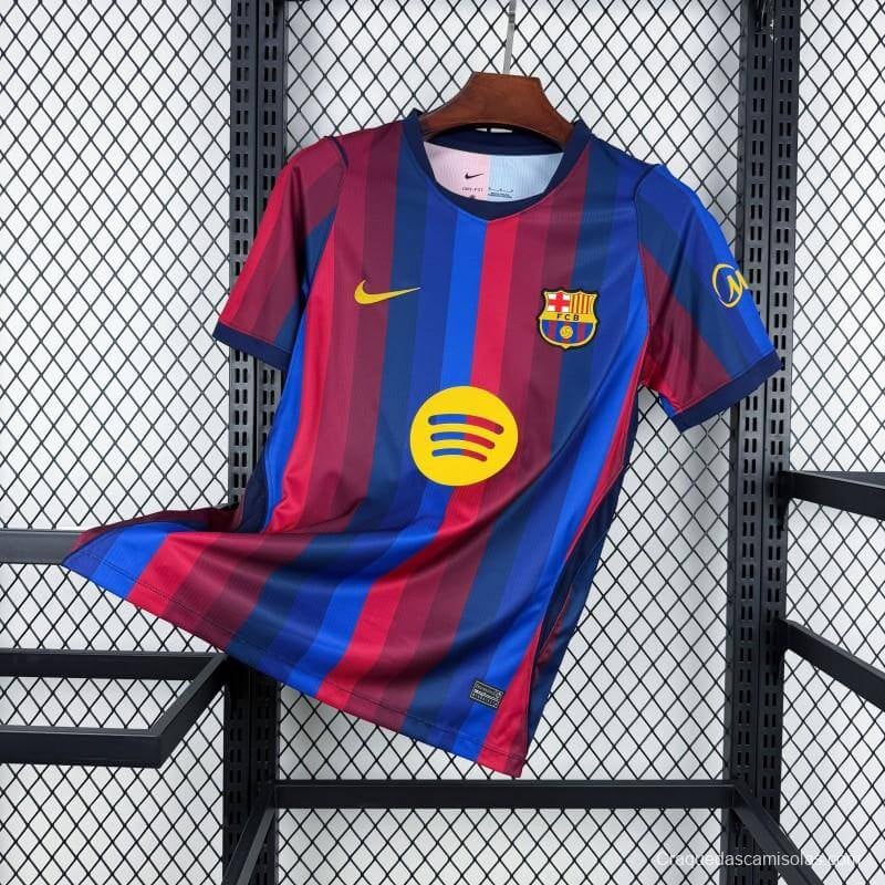 Barcelona 2026/27 Home Jersey Pulses Football