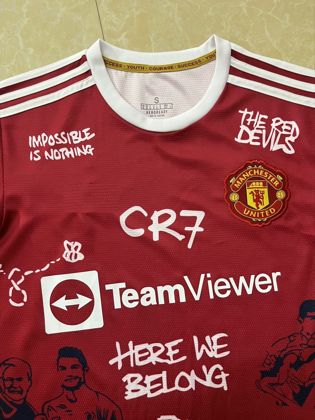 Cristiano Ronaldo Legend Manchester United Special Jersey Soccer Kit Trikot Maillot Soccer Shirt Pulses Football