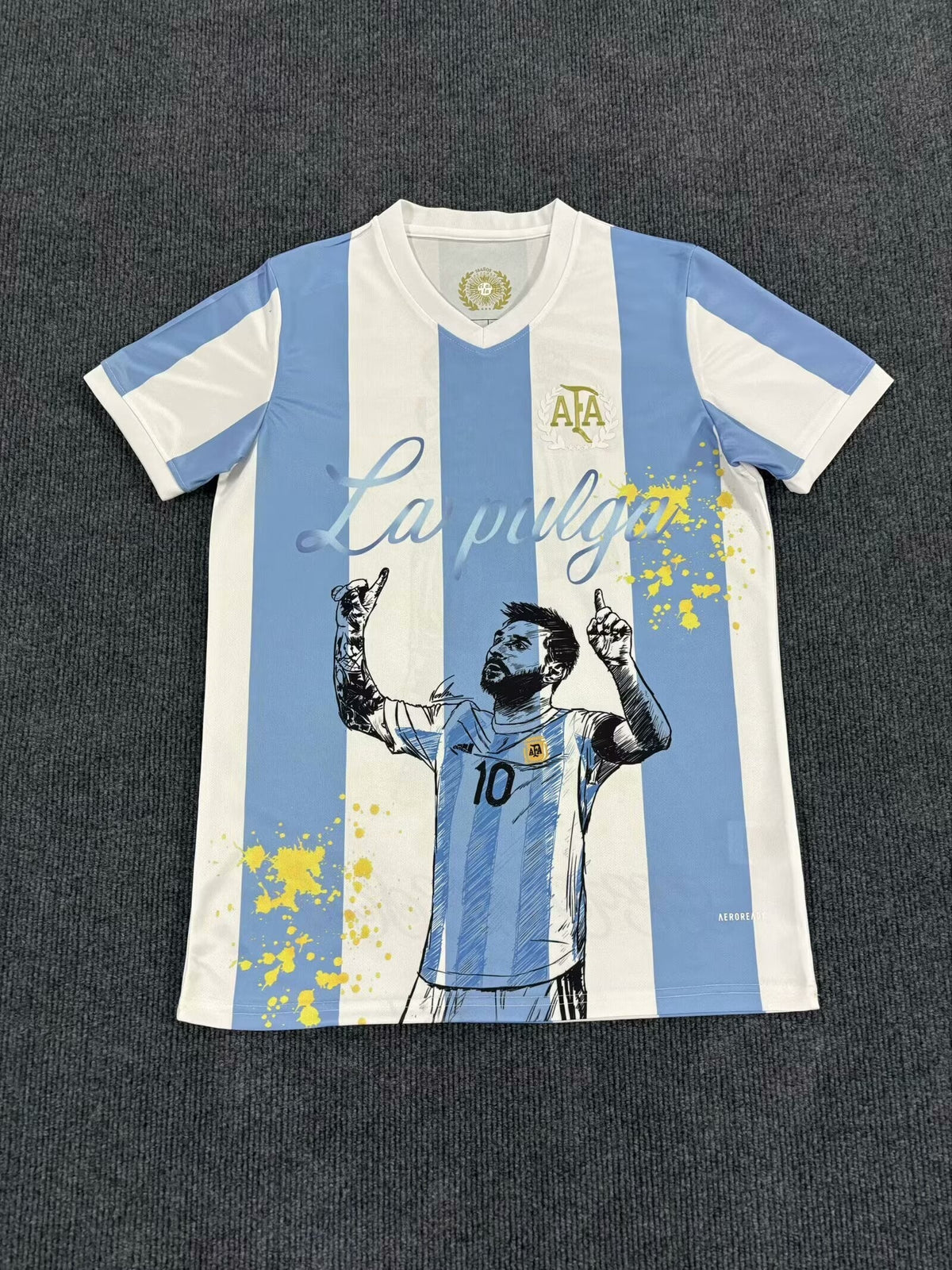 Lionel Messi GOAT Argentina Champion Special Jersey Trikot Maillot Soccer Shirt Pulses Football
