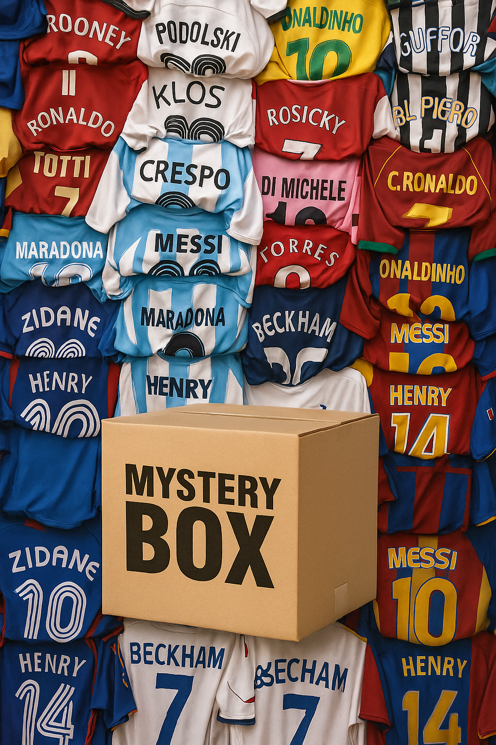 Mystery Box - Mystery Fußballtrikot Box - Boîte Mystère Maillot Soccer Shirt Pulses Football