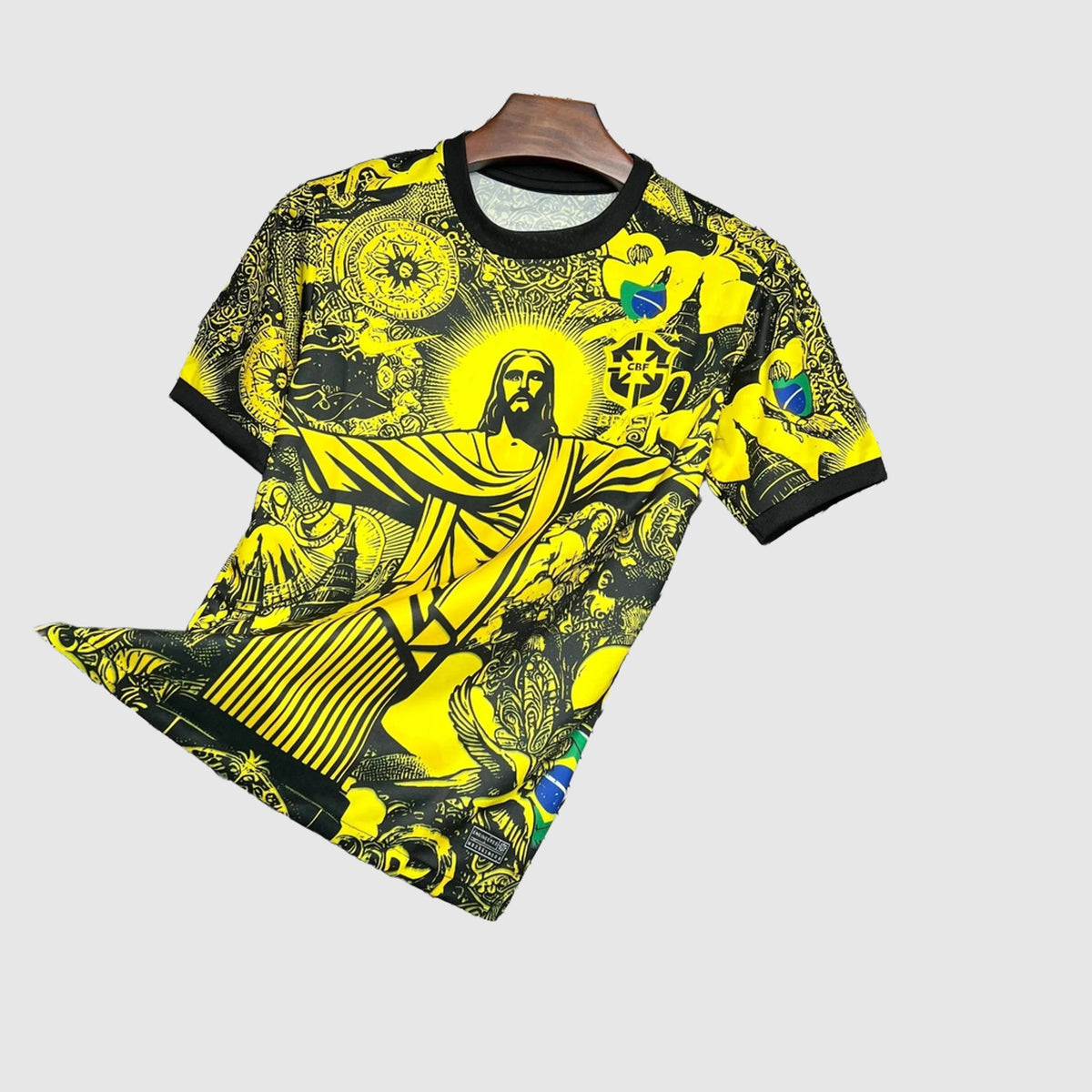 Camisola Cristo Redentor Amarela Edição Especial Homem Pulses Football