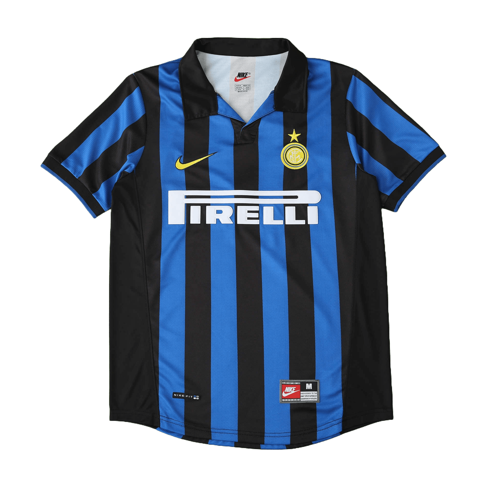 Inter Milan - Retro Home 1998/99 Jersey Pulses Football