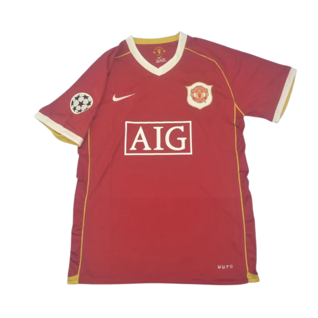 RONALDO #7 Manchester United Home 2006-07 UCL