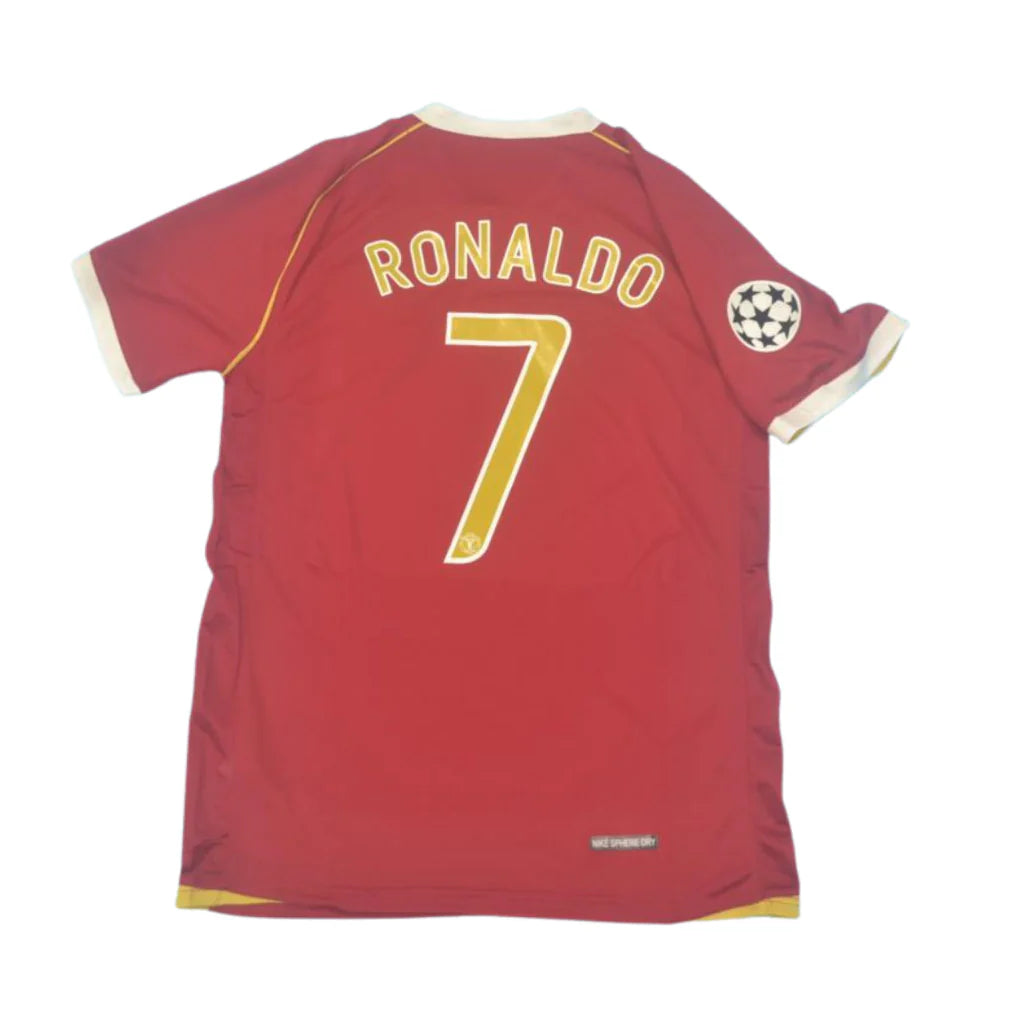RONALDO #7 Manchester United Home 2006-07 UCL