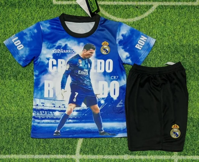 Cristiano Ronaldo #cr7 Siuu Special Kids Jersey KinderTrikot Maillot Enfant Soccer Shirt Pulses Football