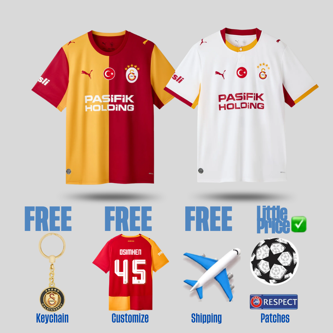 Combo Galatasaray 26/27 Home and Away Jerseys Pulses Football