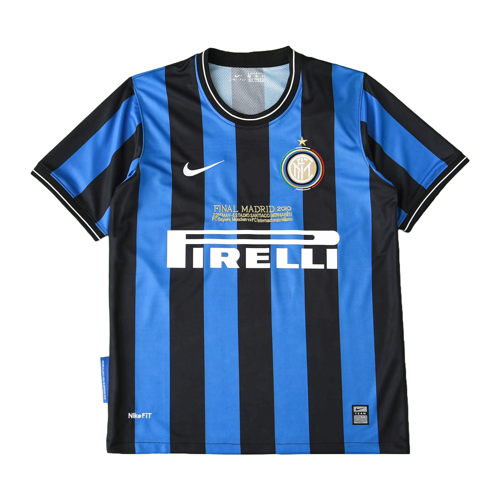 Inter Milan - Retro Home 2010 Jersey Pulses Football