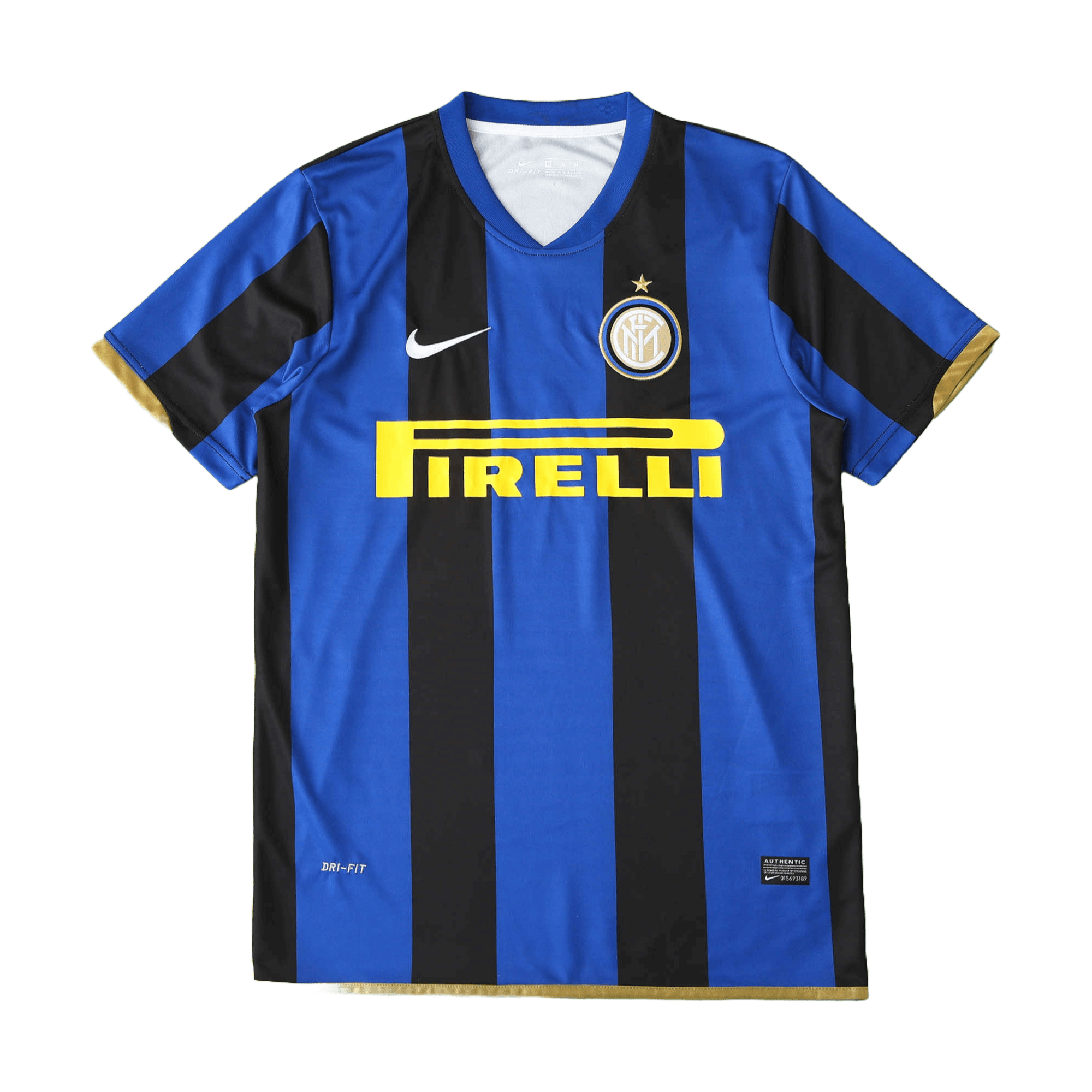 Inter Milan - Retro Home 2008/09 Jersey Pulses Football