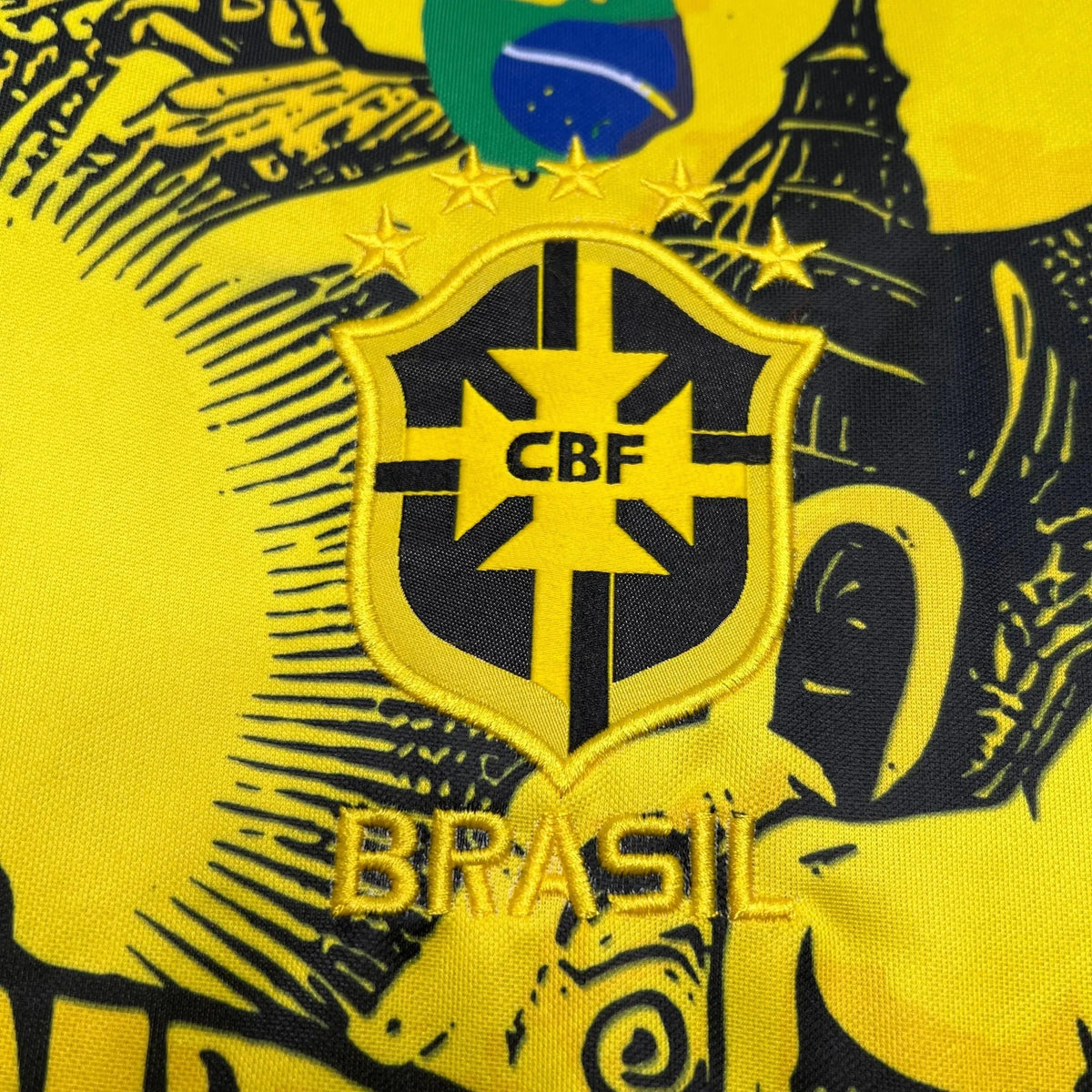 Camisola Cristo Redentor Amarela Edição Especial Homem Pulses Football