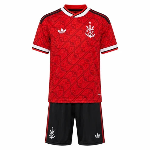 Conjunto Infantil Adidas Flamengo 2026/27 III Pulses Football