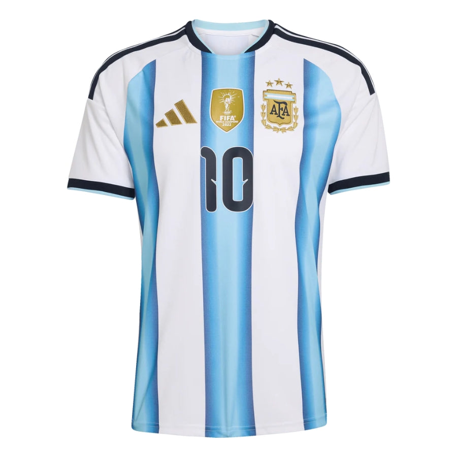Kids Kit Argentina Home Messi 10 Fan Jersey Shirt 2026 World Cup Pulses Football