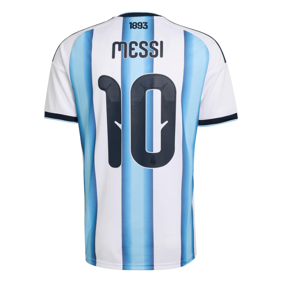 Kids Kit Argentina Home Messi 10 Fan Jersey Shirt 2026 World Cup Pulses Football