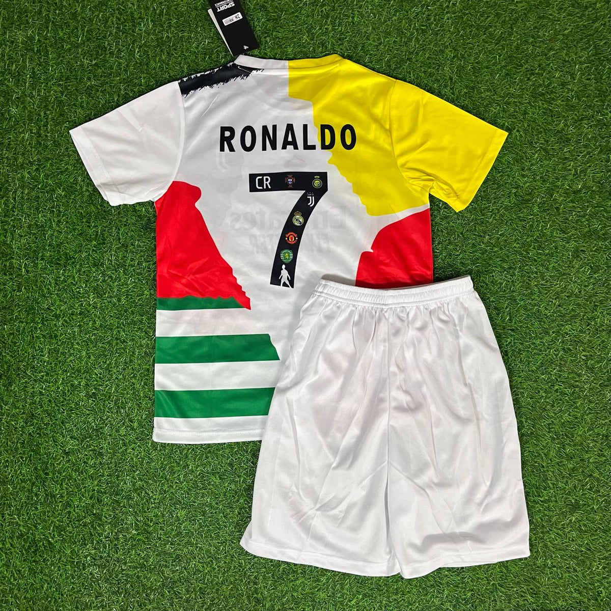 Cristiano Ronaldo #cr7 GOAT Combo All Teams Special Kids Jersey KinderTrikot Maillot Enfant Soccer Shirt Pulses Football