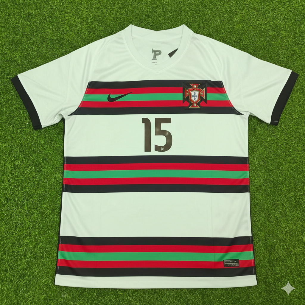 Rafa Silva Portugal EURO 2020 Retro Away Football Jersey Pulses Football