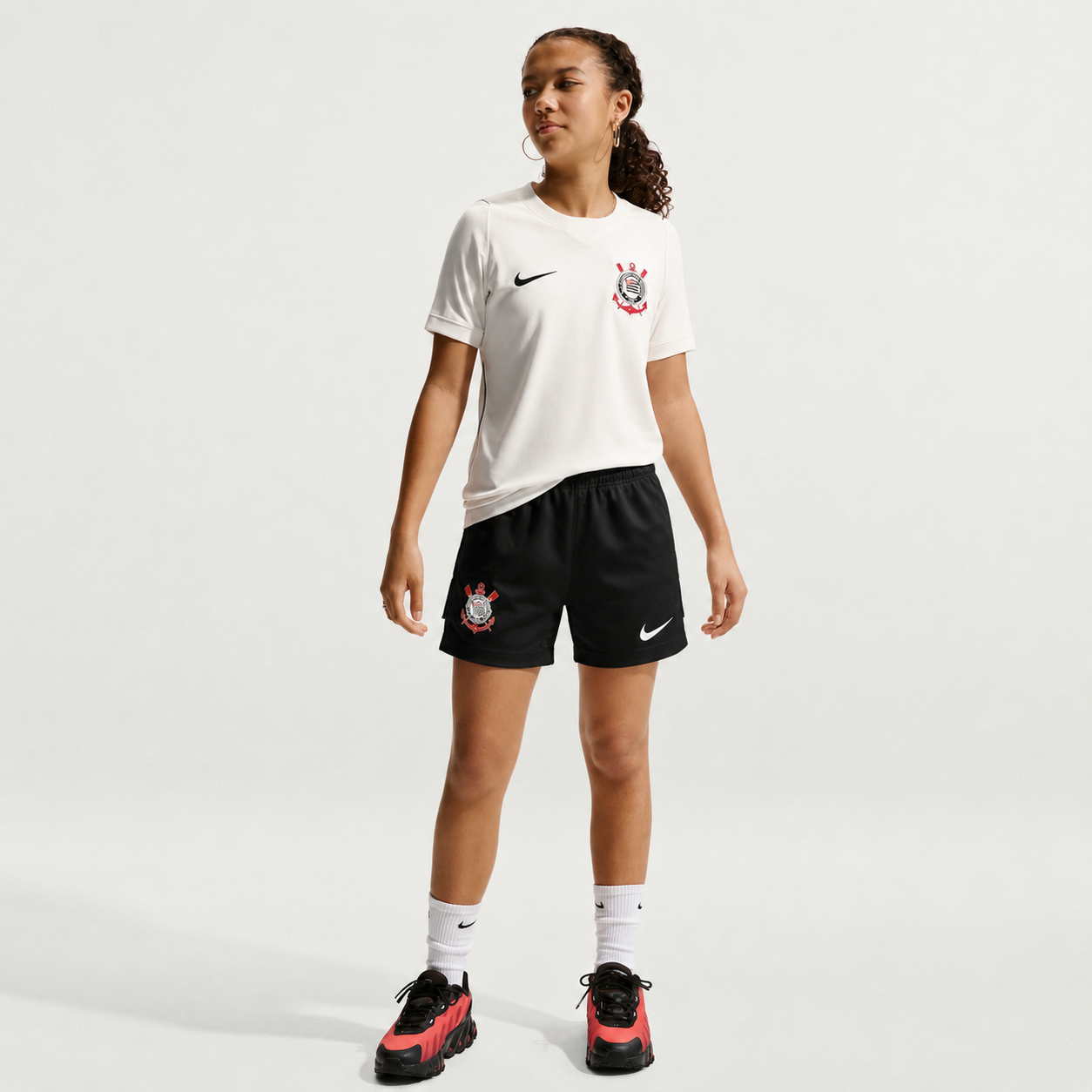 Camisa Corinthians Home 2027 Kit Kids Infantil Pulses Football