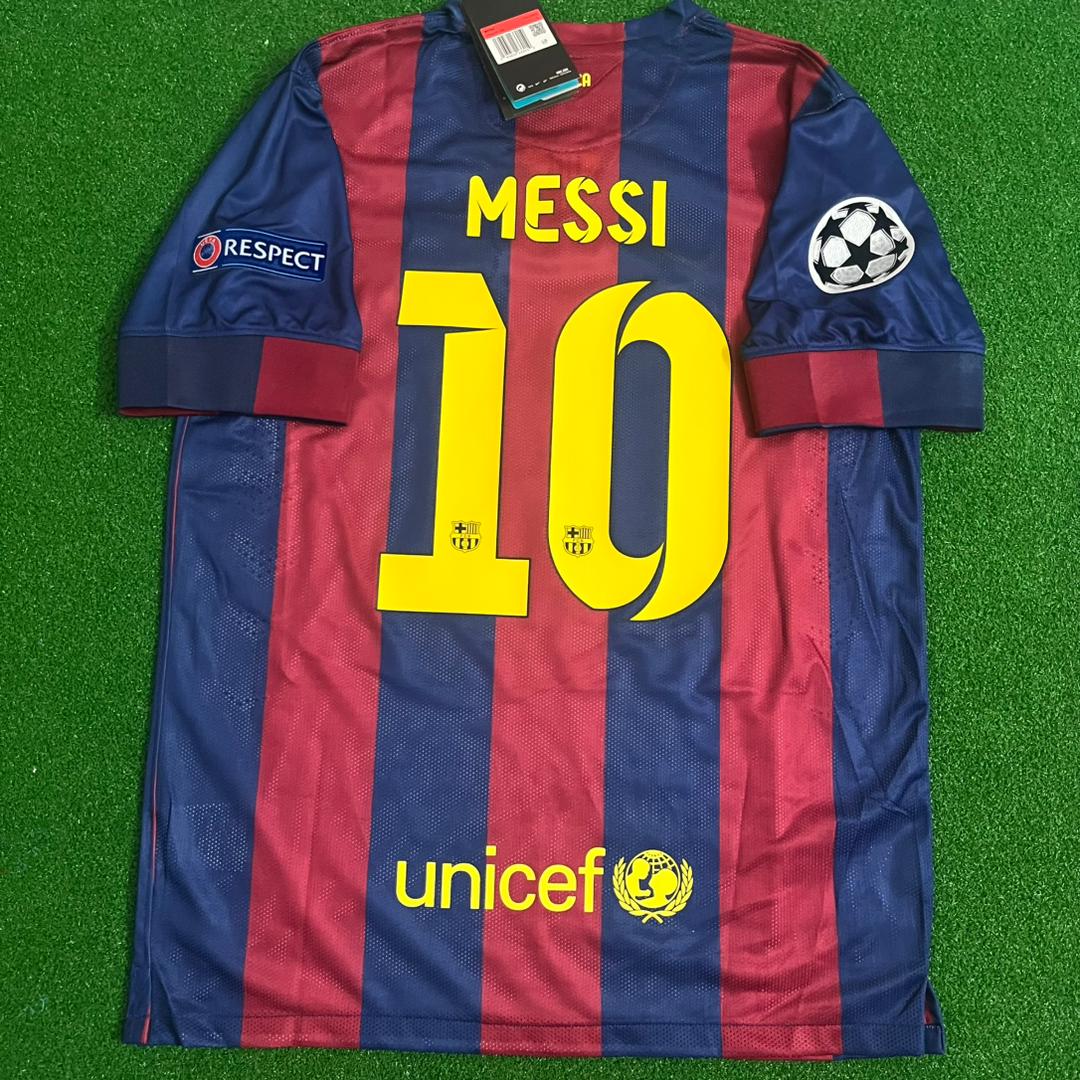 Lionel Messi Barcelona 2015 Final Berlin Champions League Jersey Trikot Pulses Football