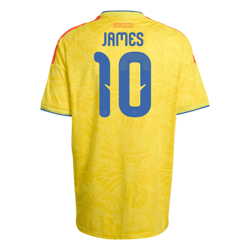 James Rodriguez 2026 Colombia Home Jersey - Fan Version World Cup 2026 Pulses Football