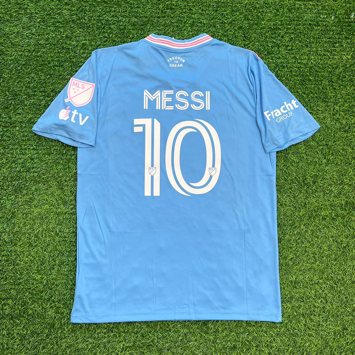 Lionel Messi New Season Blue Jersey Soccer Shirt Trikot Soccer Shirt Pulses Football