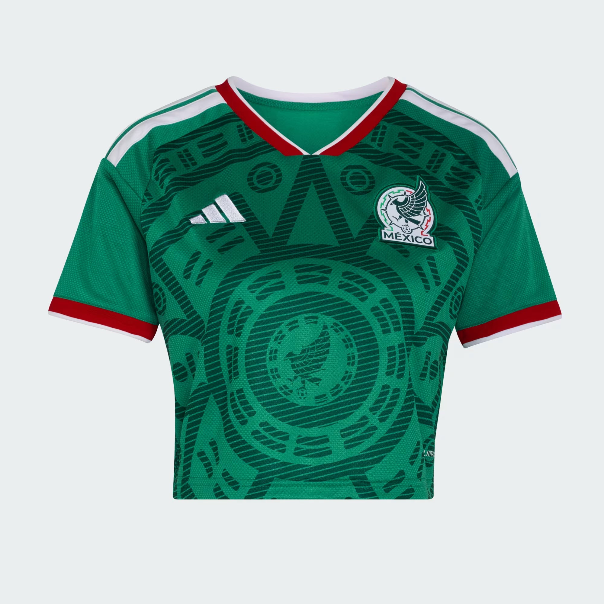 Mexico 26 Home Cropped Jersey