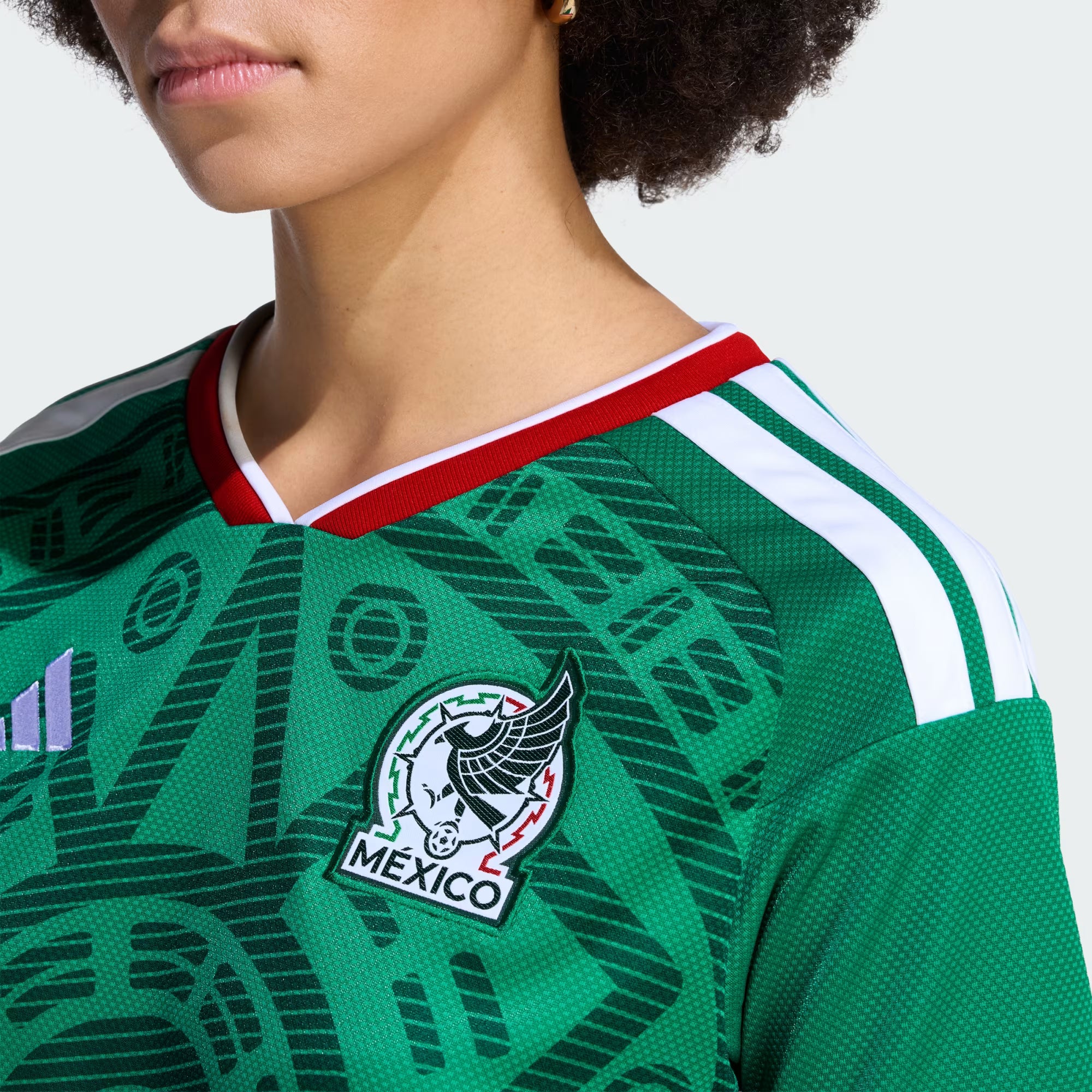 Mexico 26 Home Cropped Jersey