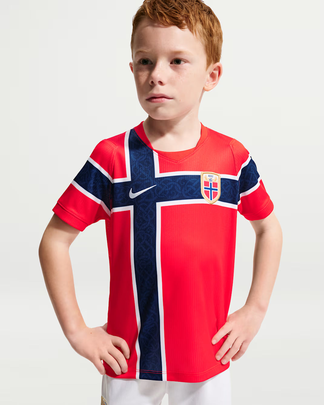 Norway World Cup 2026 - Home Kids Kit Pulses Football