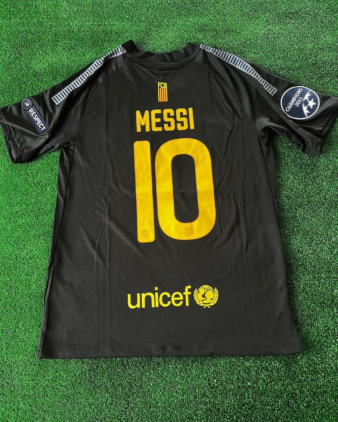 Lionel Messi Black Barcelona 2011/12 Retro Kit Shirt Jersey Trikot Maglia Pulses Football