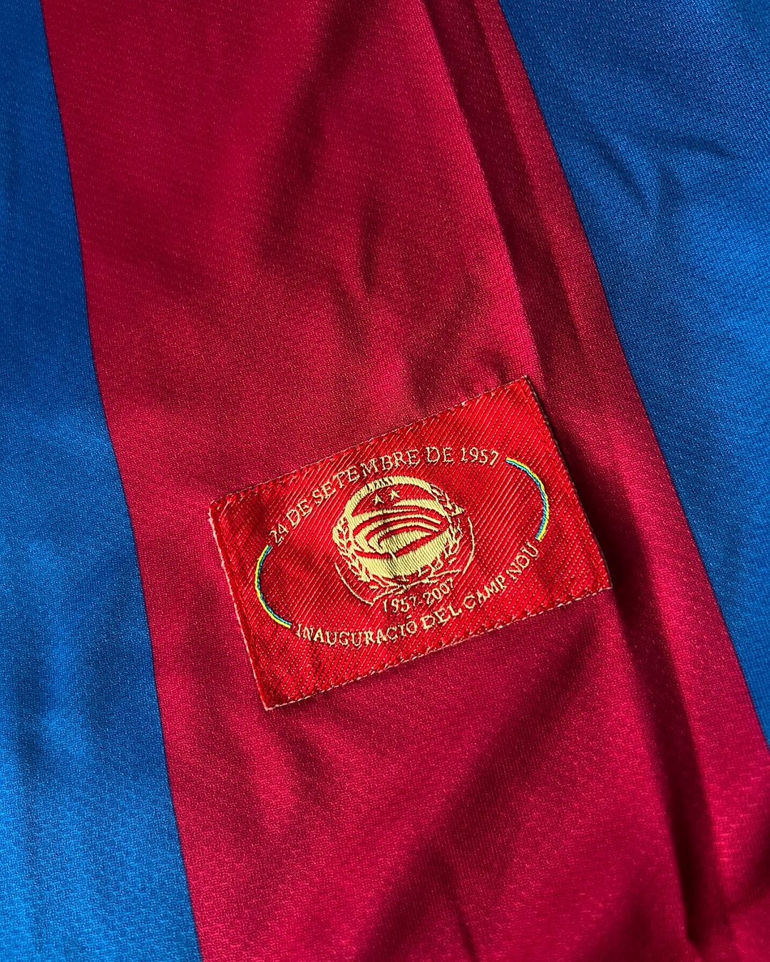 Lionel Messi Barcelona 2007 2008 Retro Jersey Maillot Trikot Maglia Pulses Football