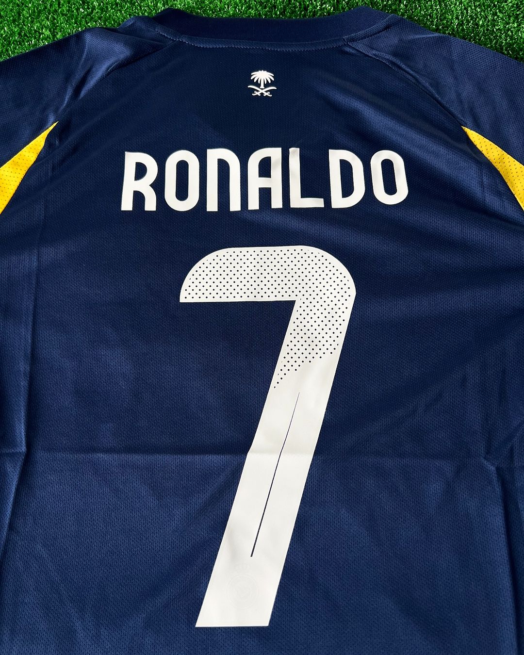 Cristiano Ronaldo #cr7 Al Nassr 2025 New Season Home Saudi Black Blue Jersey Pulses Football