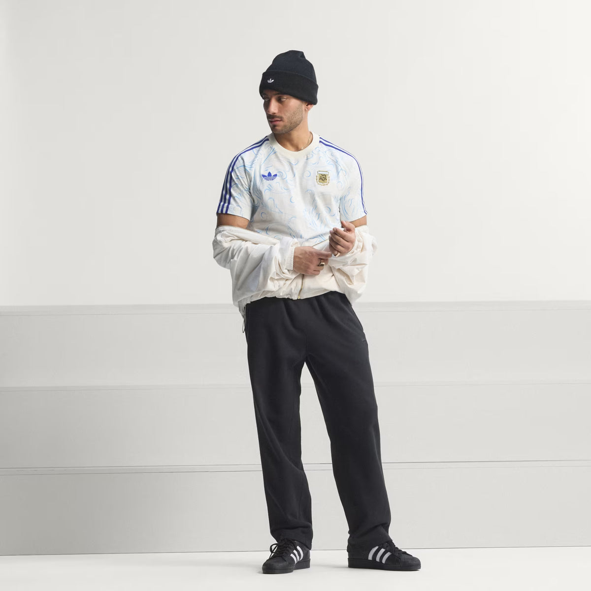 ARGENTINA ORIGINALS ALL OVER PRINT LIFESTYLE - T-shirt desportiva - off-white Pulses Football