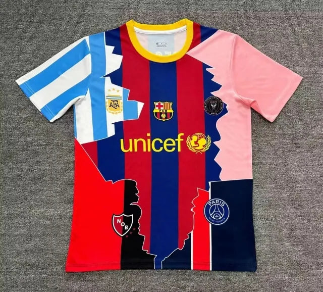 Lionel Messi GOAT Combo All Teams Special Jersey Trikot Maillot Soccer Shirt Pulses Football