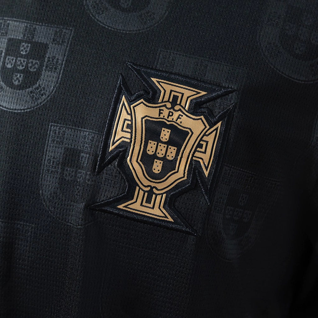 Portugal Black Panther - Long Sleeve Jersey 25/26 – Fan Version