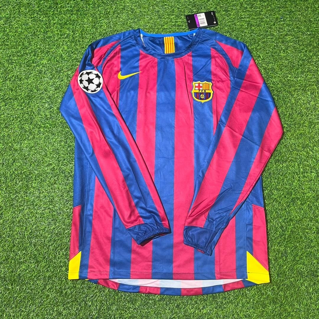 Lionel Messi Barcelona Retro Football Jersey Pulses Football