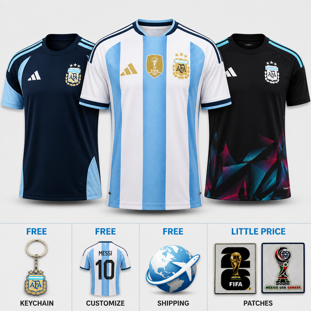 Combo Fifa World Cup 2026 - Home 26/27, Away 26/27 and Training 26/27 701 Pulses Football