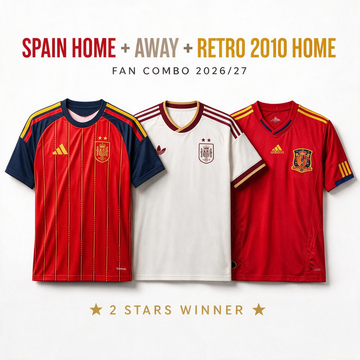 Combo 2026 - Home, Away and Retro Away 2010 704 Pulses Football