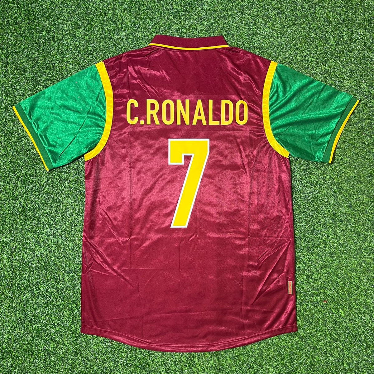 Cristiano Ronaldo #7 Portugal 2003 International Debut Retro Jersey Pulses Football