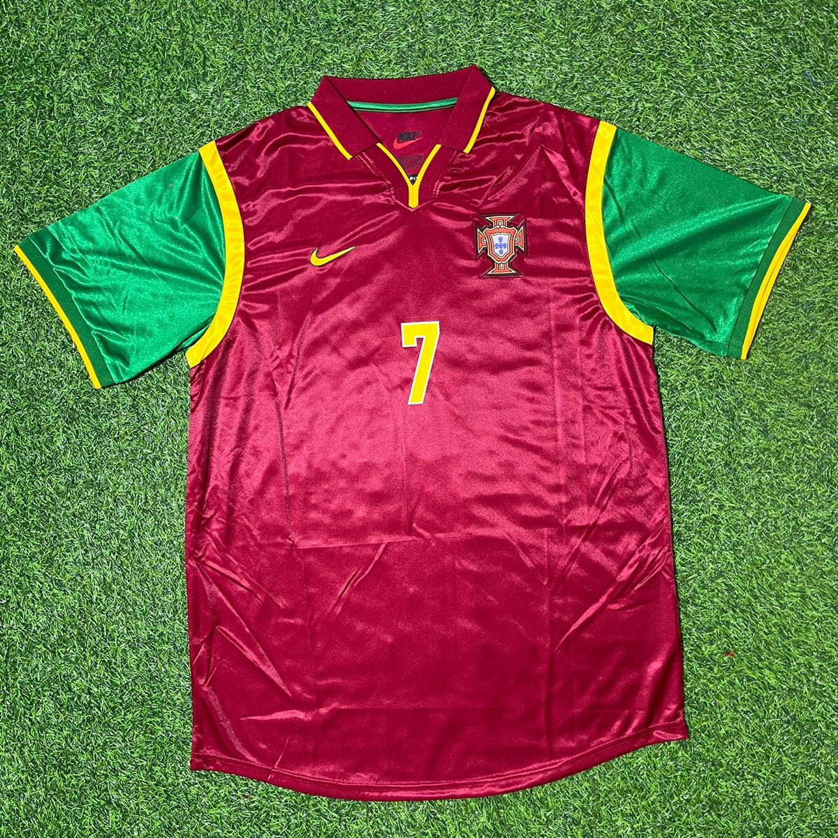 Cristiano Ronaldo #7 Portugal 2003 International Debut Retro Jersey Pulses Football
