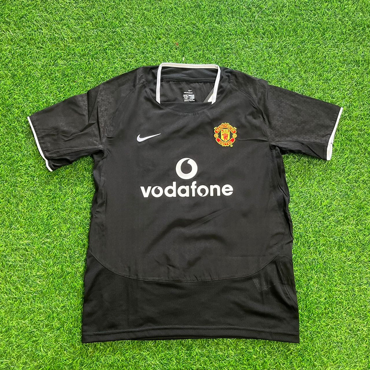 Cristiano Ronaldo Manchester United 2003 2004 Retro Black Jersey Trikot Pulses Football