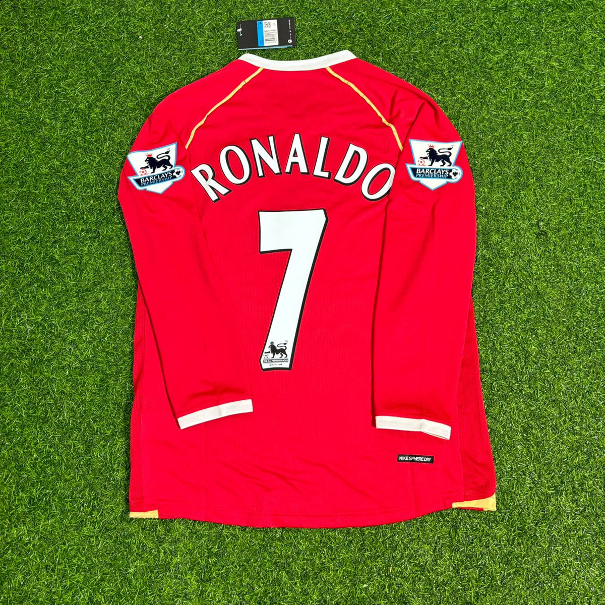 Cristiano Ronaldo Manchester United 2006-2007 Red Jersey Trikot Pulses Football
