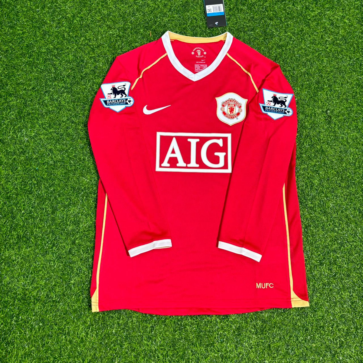Cristiano Ronaldo Manchester United 2006-2007 Red Jersey Trikot Pulses Football