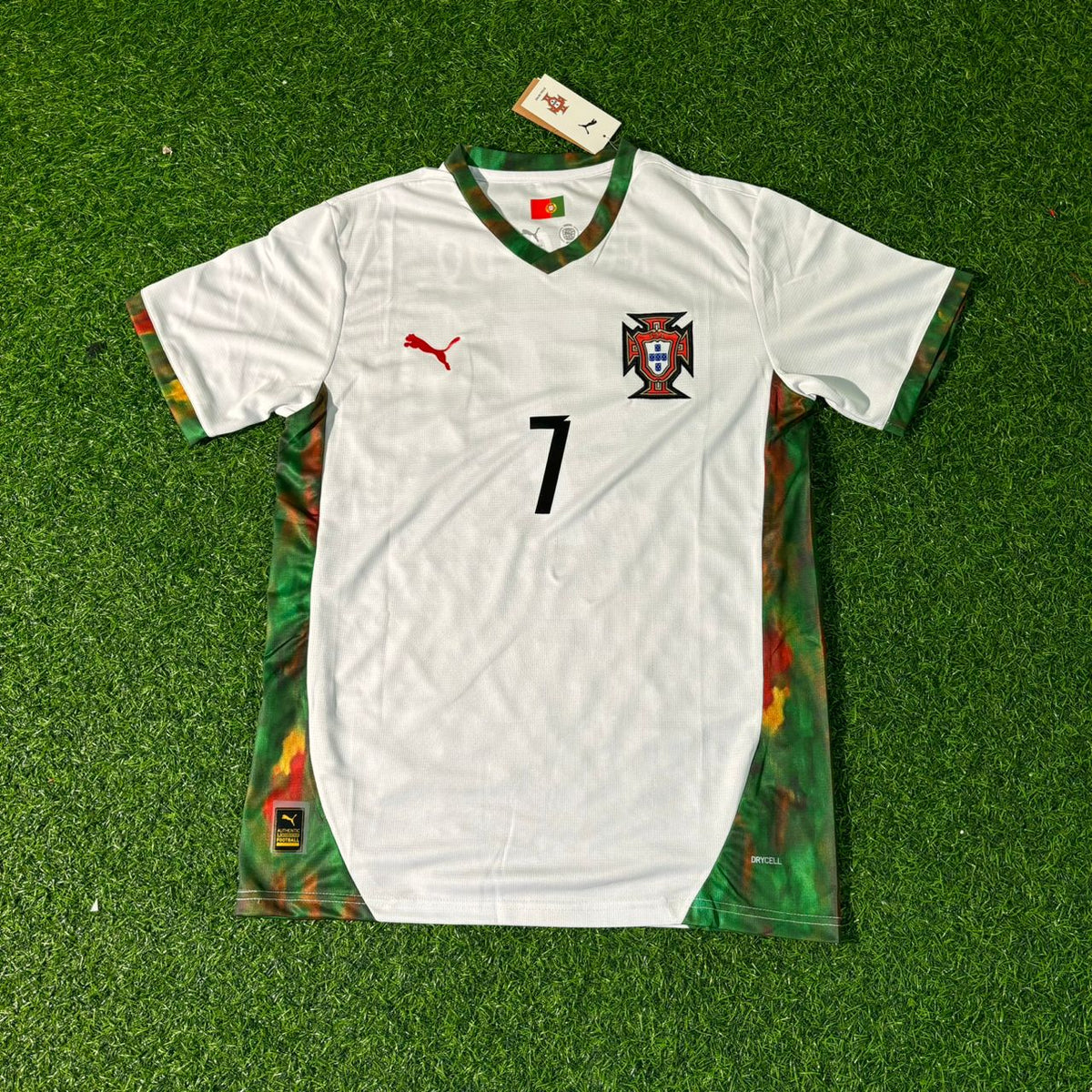 Cristiano Ronaldo Portugal 2026 World Cup White Football Jersey Kit Pulses Football