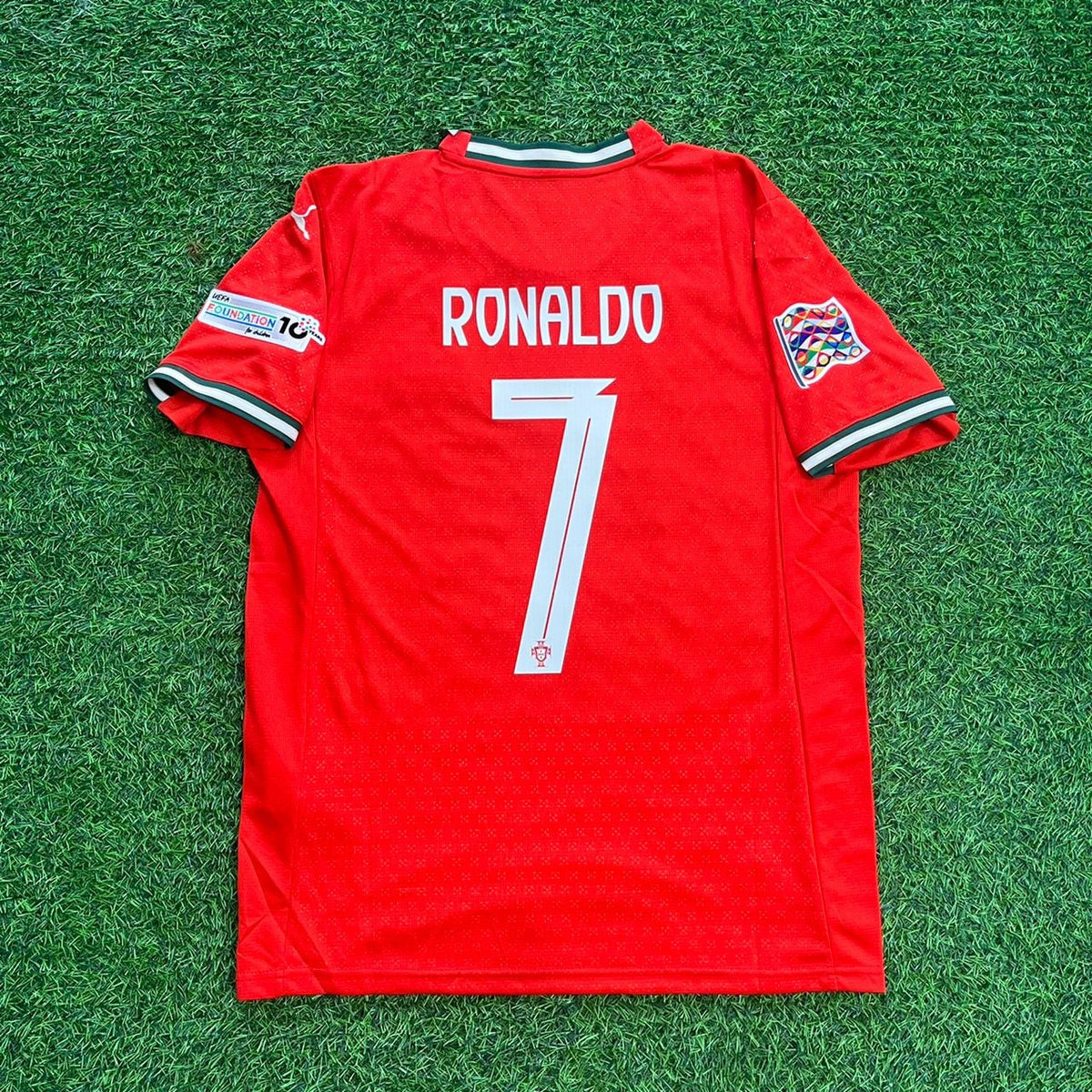 Cristiano Ronaldo Portugal UEFA Nations League Winner Red Jersey Trikot Maillot Soccer Shirt Pulses Football
