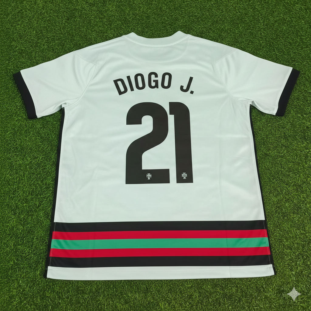 Portugal EURO 2020 Retro Away Football Jersey Pulses Football