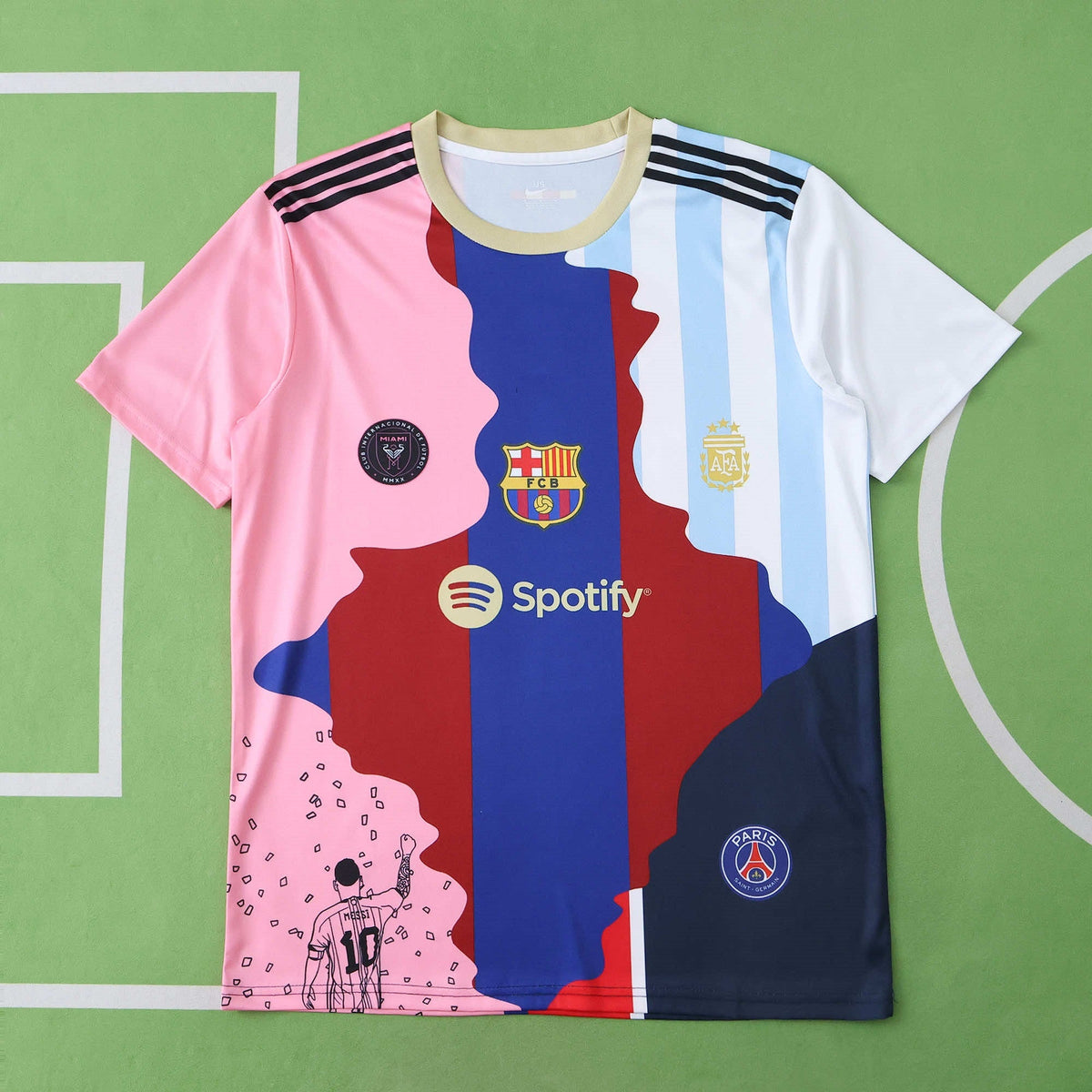 Lionel Messi GOAT Combo 2025 All Teams Special Jersey Trikot Maillot Soccer Shirt Pulses Football