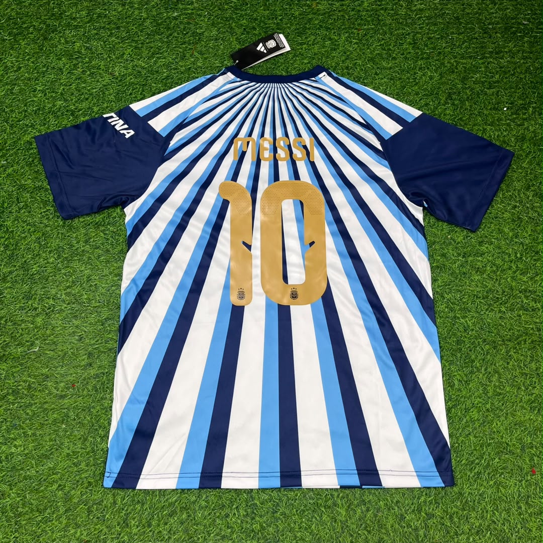 Lionel Messi #10 Argentina 2026 World Cup Warm Up Football Jersey Pulses Football