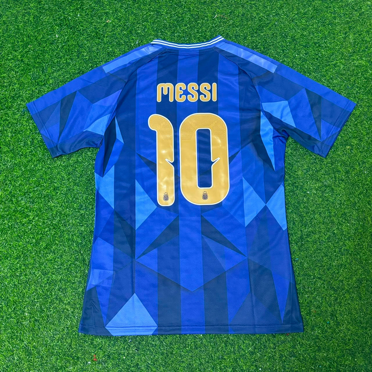Lionel Messi #10 Argentina Commemorative Football Jersey Kit Pulses Football