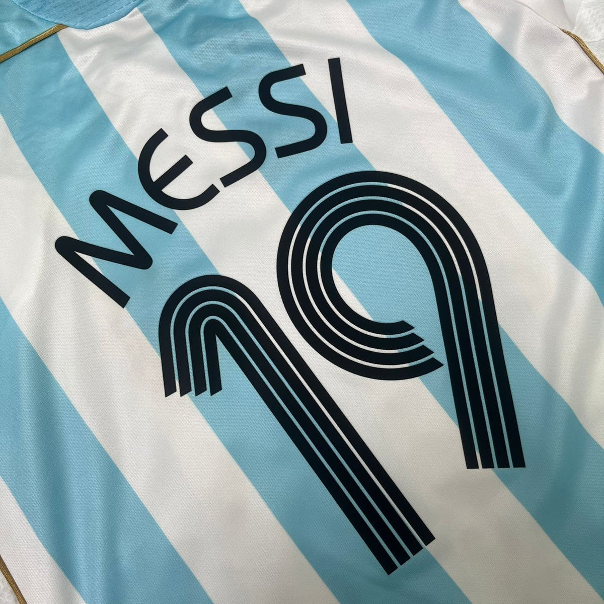 Lionel Messi Argentina 2006 World Cup Kids Retro Football Jersey Pulses Football