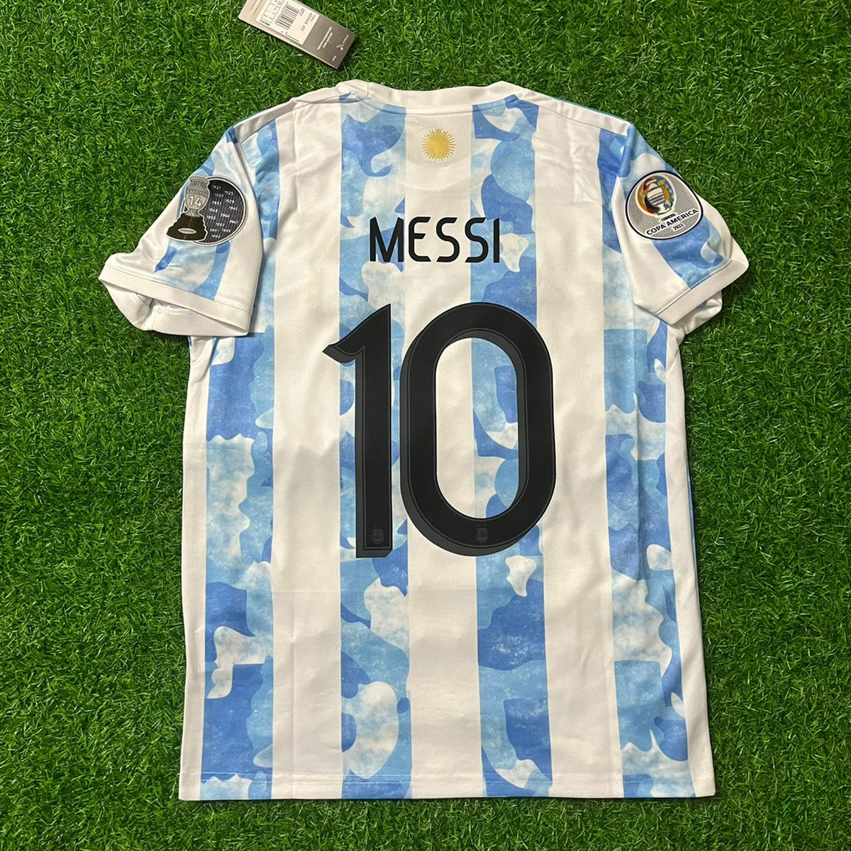 Lionel Messi Argentina Copa America 2021 Home Jersey Maillot Trikot Maglia Soccer Shirt Pulses Football